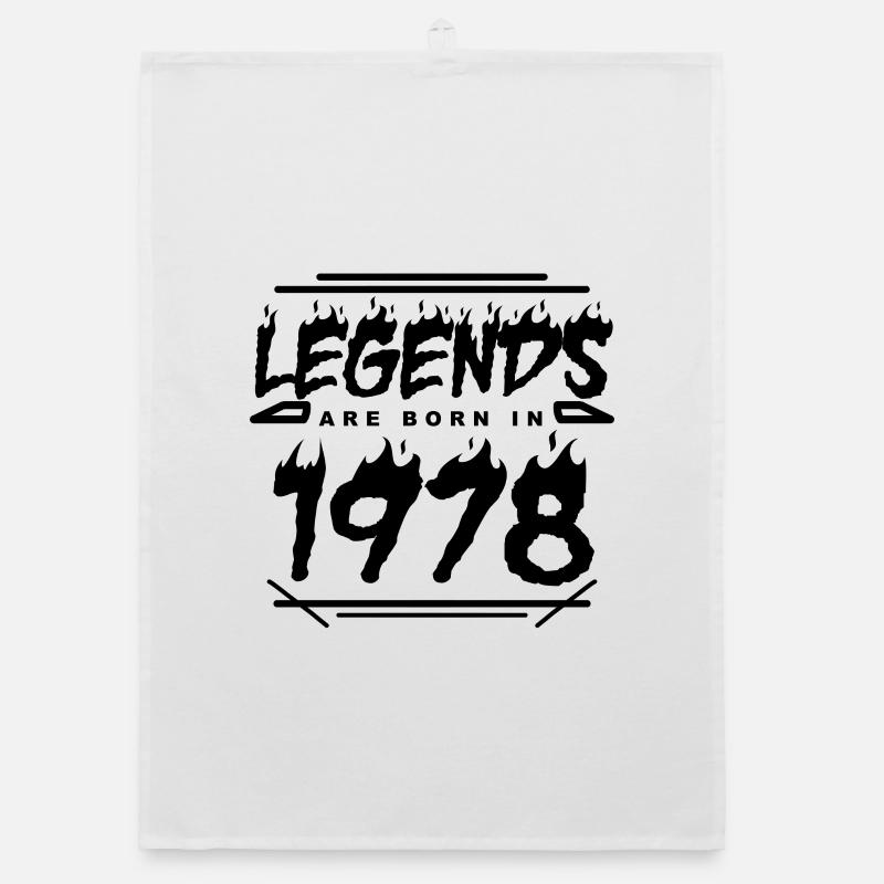 1978 - Born 1978 - Built in 1978 Organic dish towel