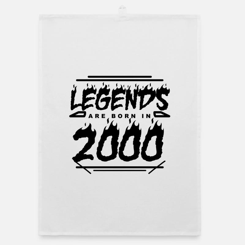Légende 2000 - Année 2000 - Année 2000 Torchon bio
