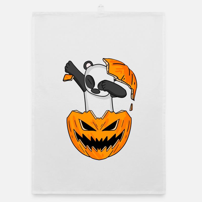 Dabbing Panda Halloween dab Geschenk Organic Geschirrtuch