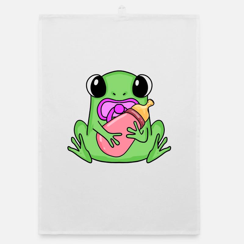 Bébé grenouille Torchon bio