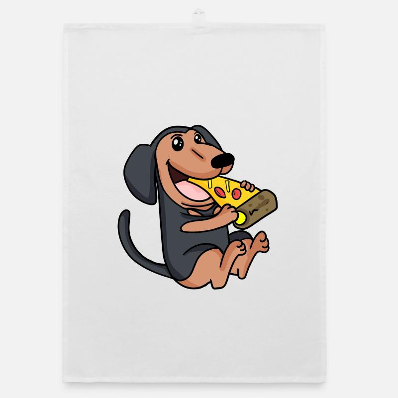Pizza pour chien Coonhound Torchon bio