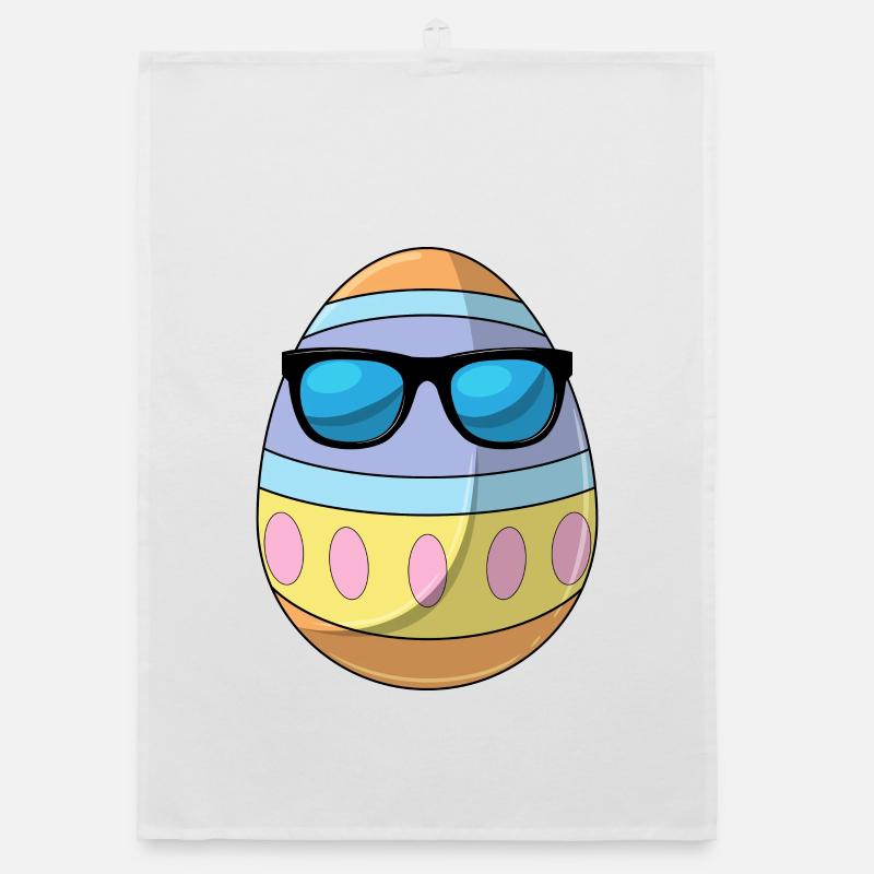 Lunettes de soleil de Pâques Easter Egg Torchon bio