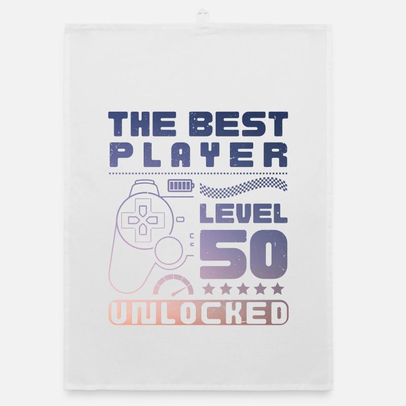 The Best Player, Level 50 Unlocked - Torchon bio - blanc