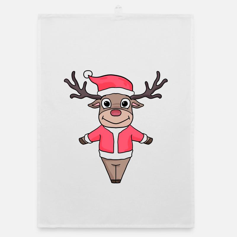 Cerf Noël de Noël Torchon bio