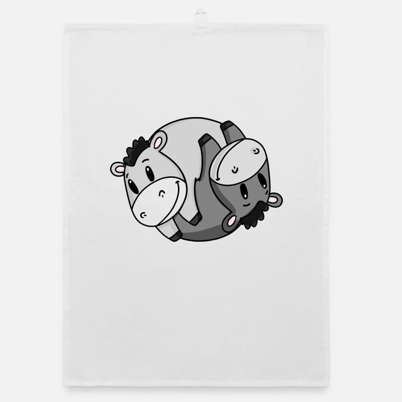 Âne Yin Yang Torchon bio