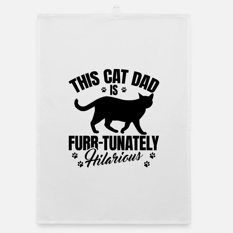 Cats Daddy Organic dish towel