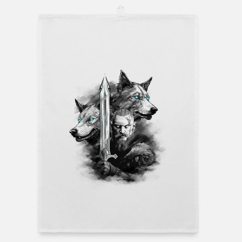 Viking Wolf Organic Geschirrtuch