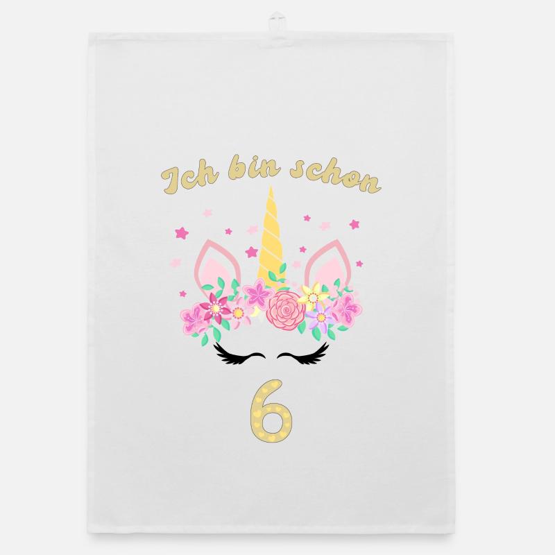 Ich Bin Schon 6 Organic Geschirrtuch