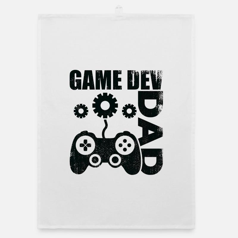 Game Dev Vater Organic Geschirrtuch