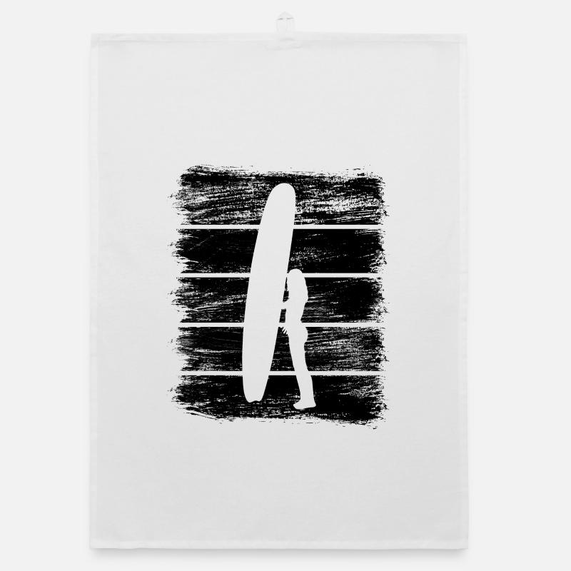 Fille surfeuse Torchon bio