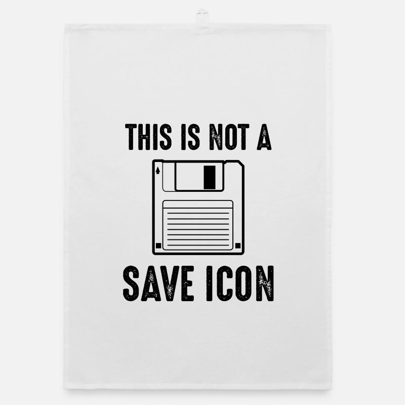 Computer Joke Organic dish towel