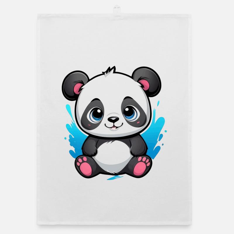 Panda Bear Organic dish towel