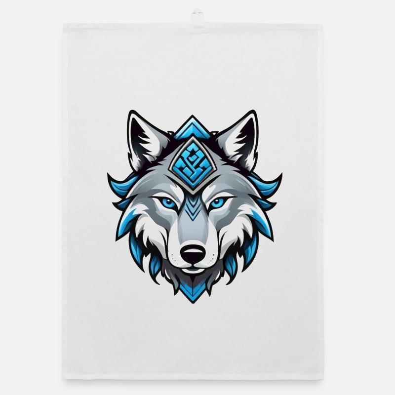 Odin's Wolf Organic dish towel