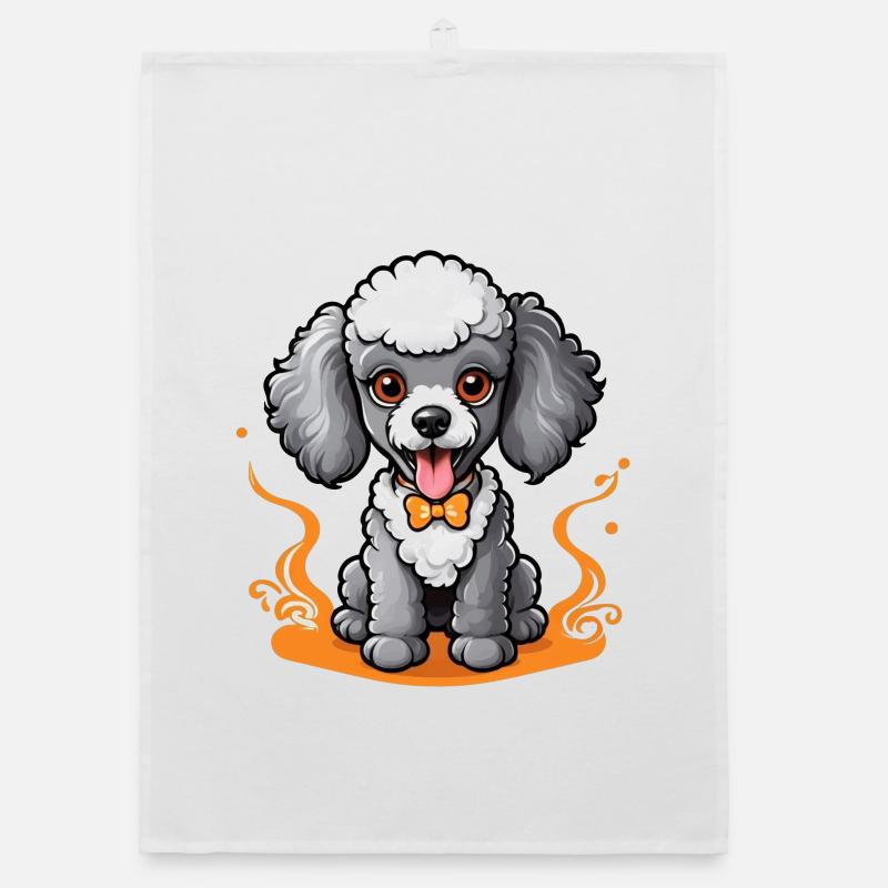 Dapper Poodle Organic dish towel