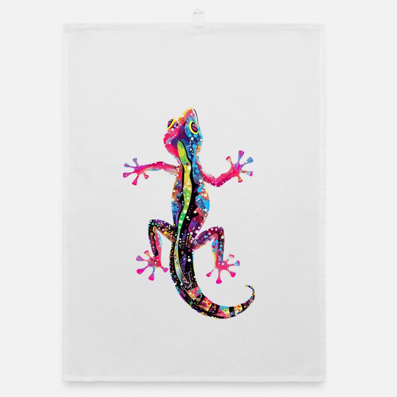 Gecko Lizard Reptile Geckos Lizard Iguana Gekko Organic dish towel