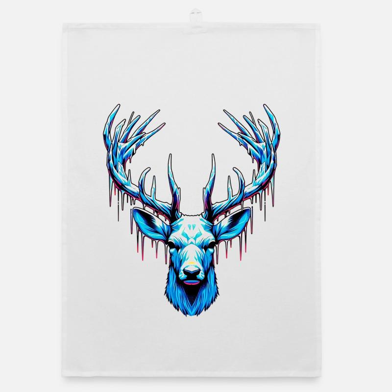 Cerf des glaces Torchon bio