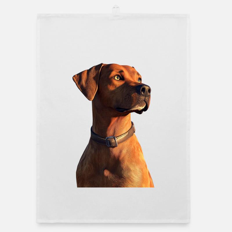 Rhodesian Ridgeback Jagdhund Hunde Stolz Ridgeback Organic Geschirrtuch