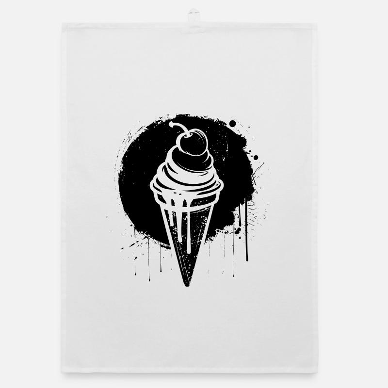 Eiscreme Organic Geschirrtuch