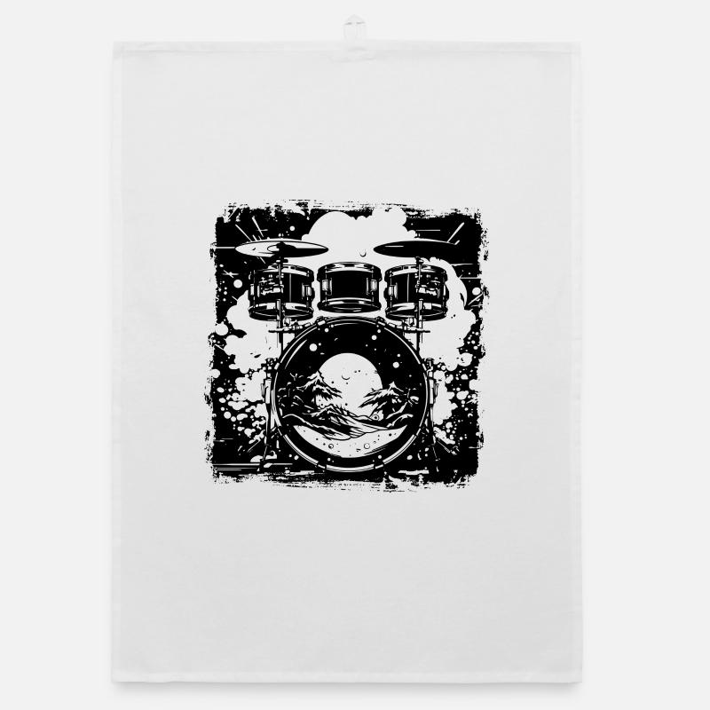 Trapset Drawing Organic dish towel