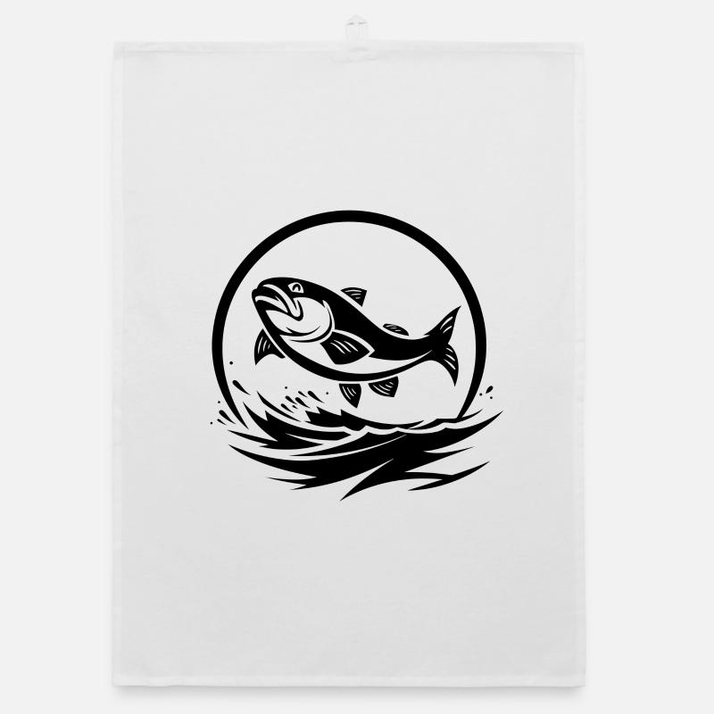 Angling Organic dish towel