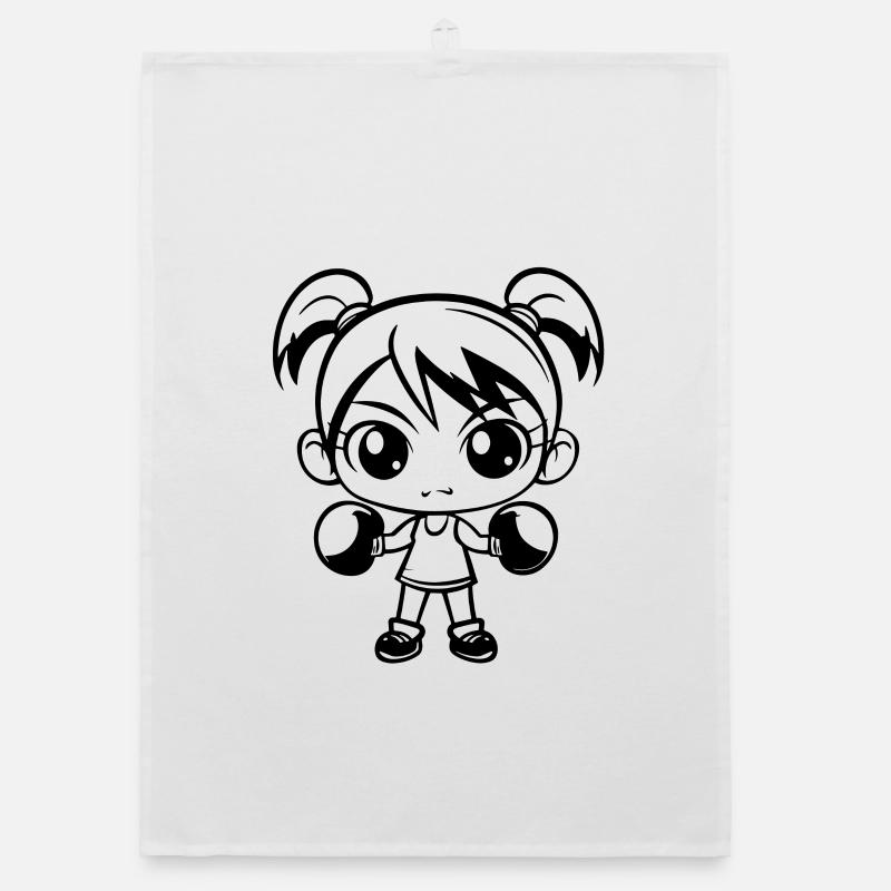 Boxe Filles Torchon bio