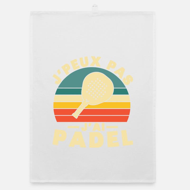 I can't I have padel Organic dish towel