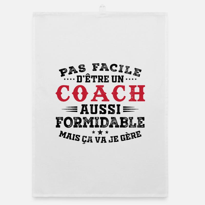 Cadeau Formidable pour Coach Formidable Torchon bio