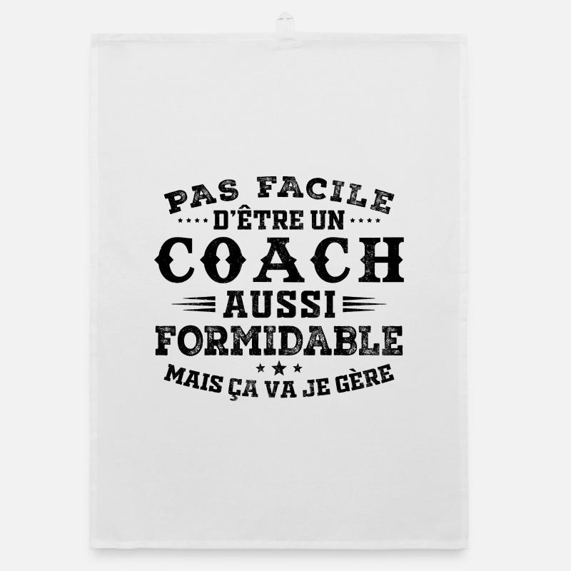 Cadeau Formidable pour Coach Formidable Torchon bio