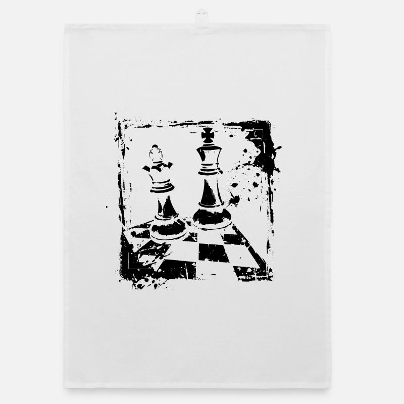 Chess Organic dish towel
