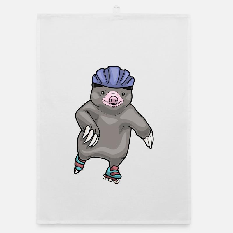 Mole Inline Skating Roller Skates Organic dish towel