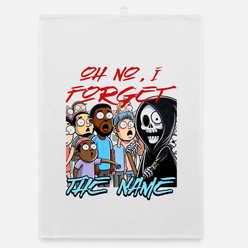 Sensenmann im Meme-Mob Organic Geschirrtuch