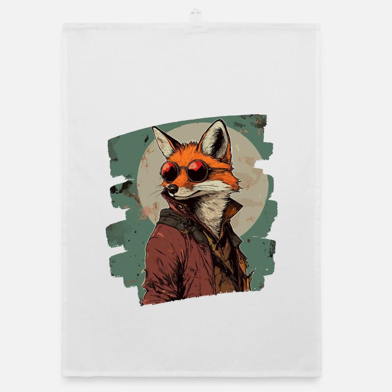 Fox Organic dish towel