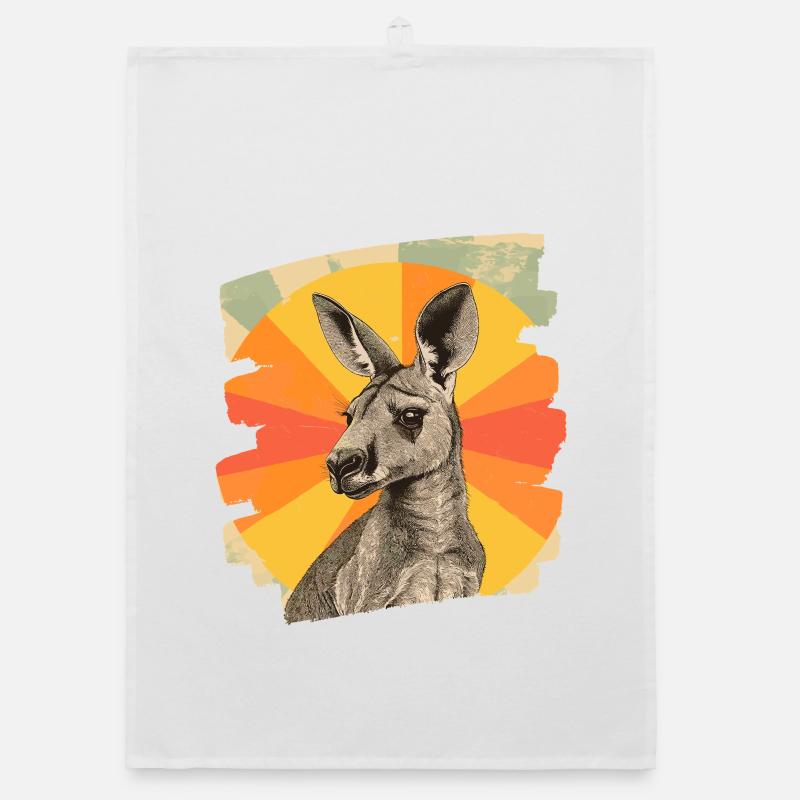 Kangaroo Retro Organic dish towel