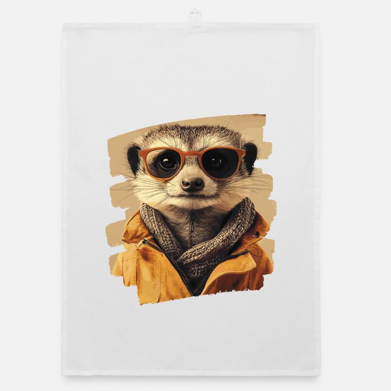 Erdmännchen Organic Geschirrtuch