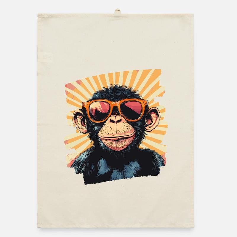 Affe Organic Geschirrtuch