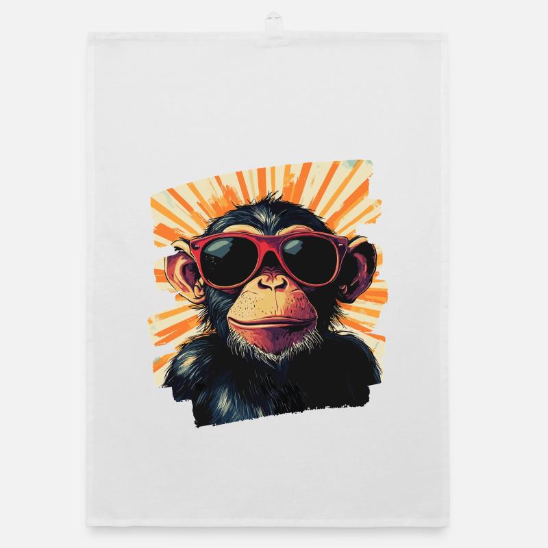 Affe Organic Geschirrtuch