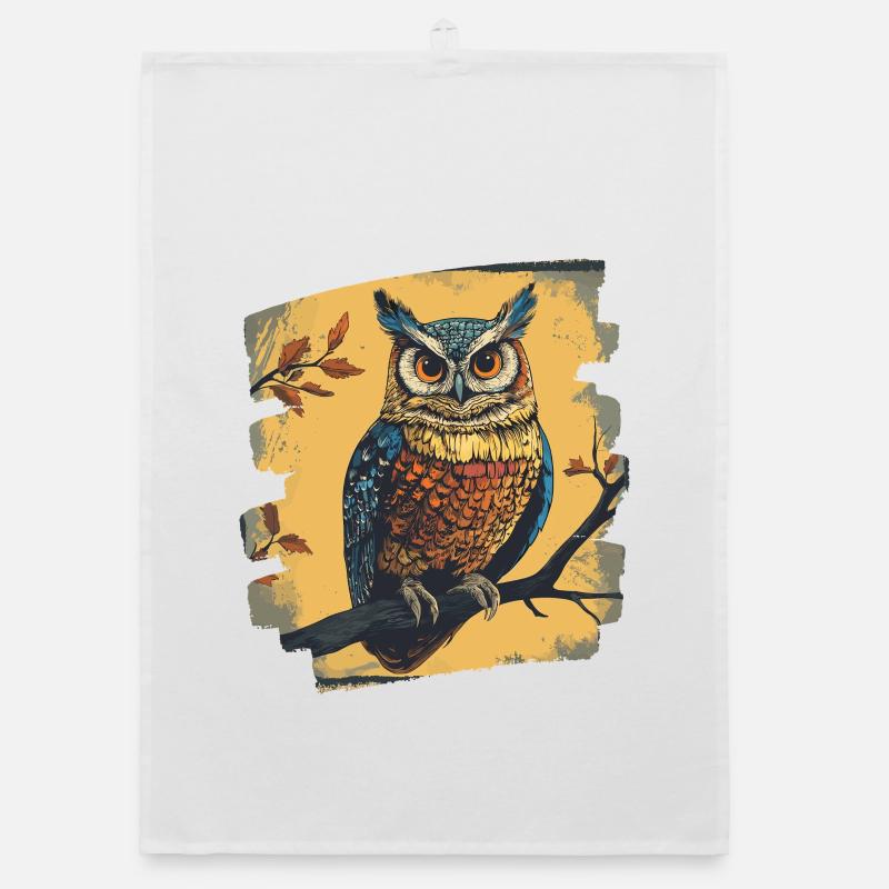 Owl Organic dish towel
