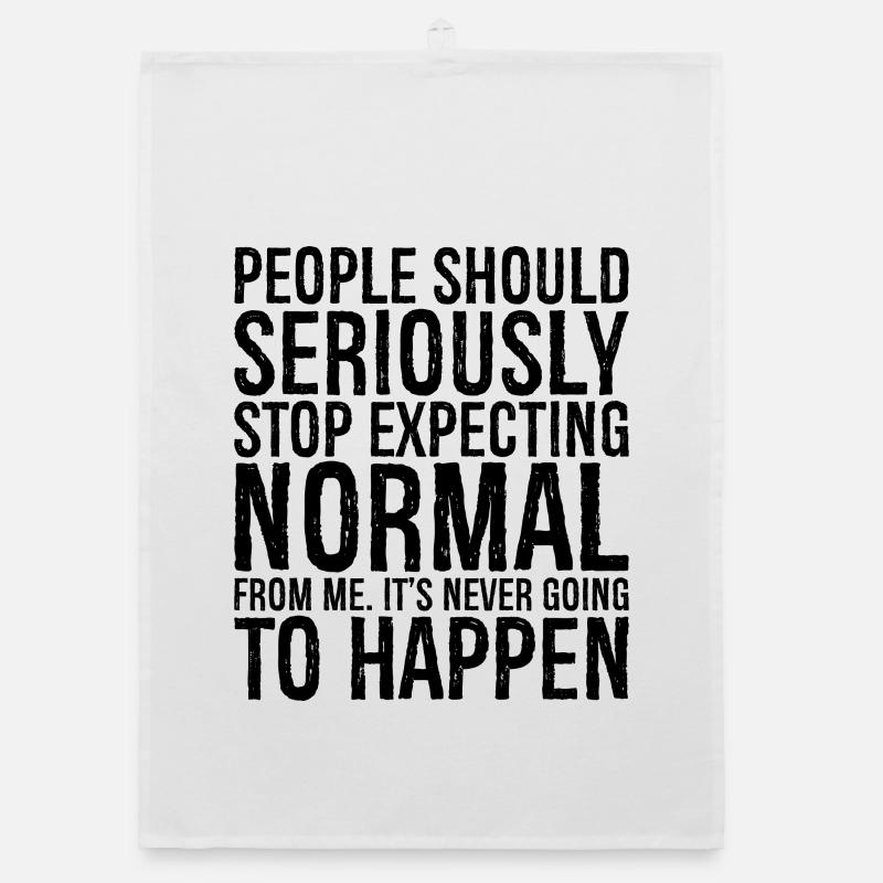 Les gens devraient sérieusement cesser de s’attendre à ce que la normalité Torchon bio