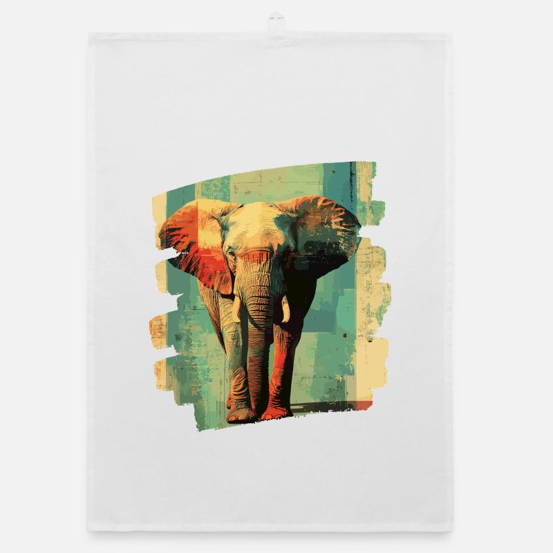 Elefant Organic Geschirrtuch