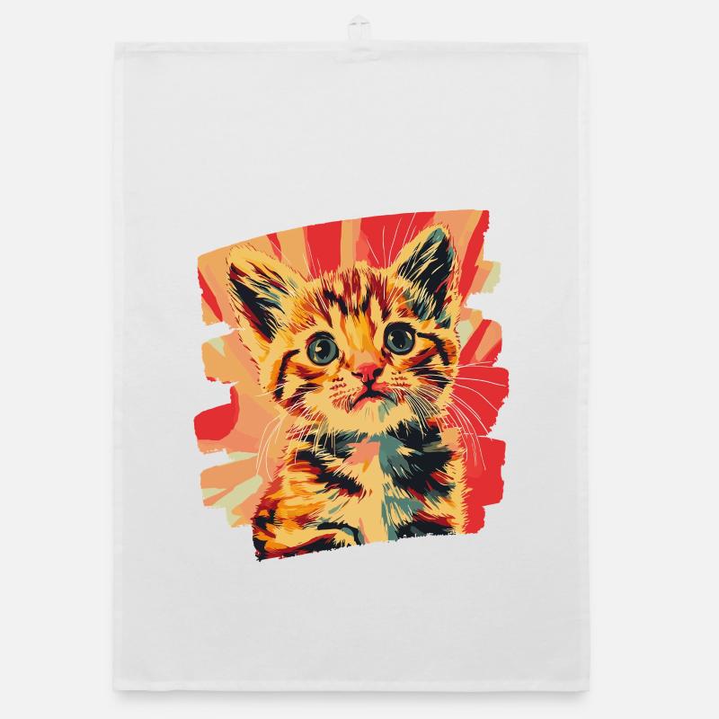 Kätzchen Organic Geschirrtuch