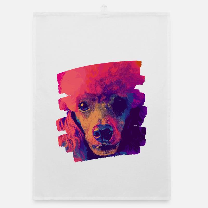 Poodle Organic dish towel