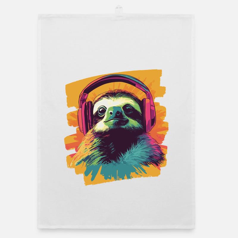 Sloth Organic dish towel