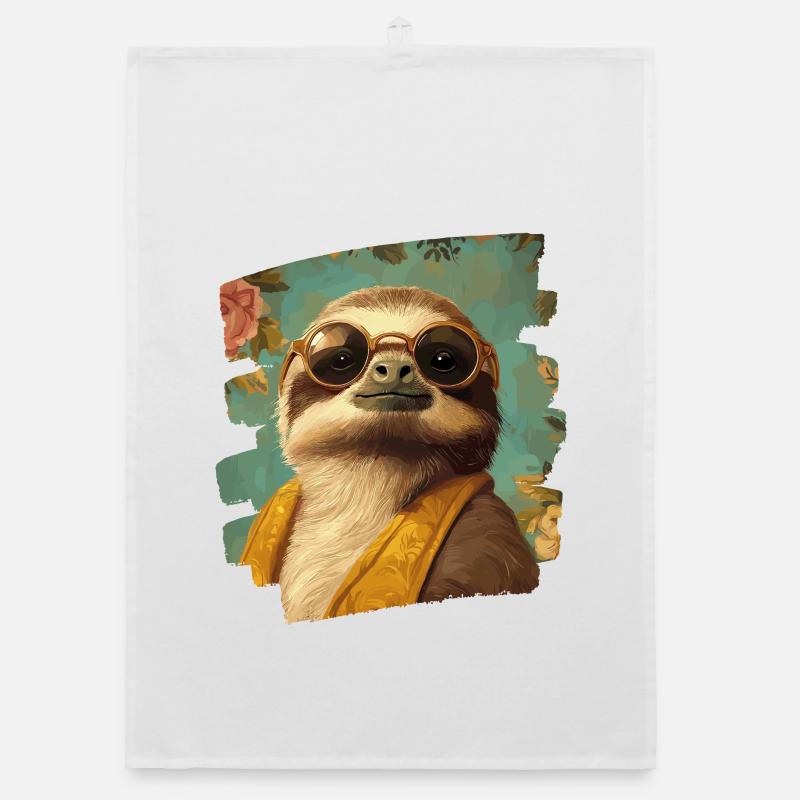 Sloth Organic dish towel