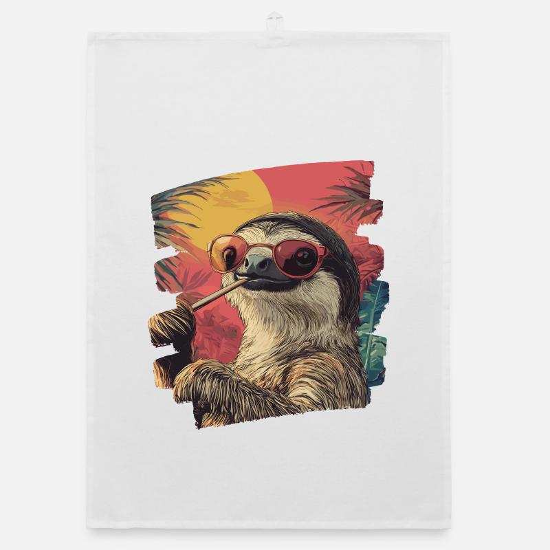 Sloth Organic dish towel