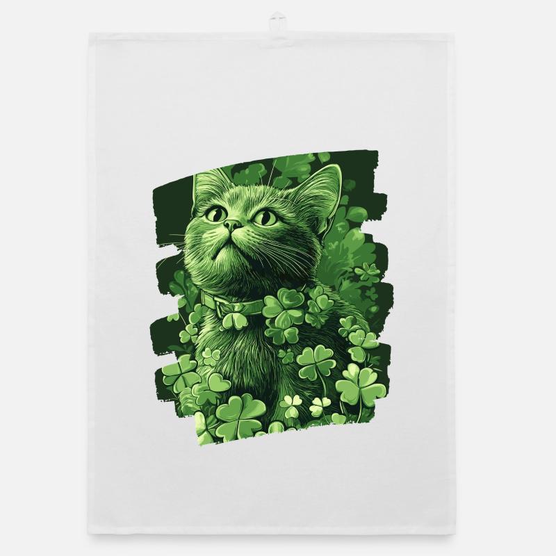 Chat de la Saint-Patrick Torchon bio