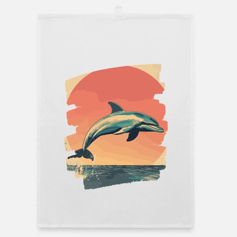 Dolphin Organic dish towel