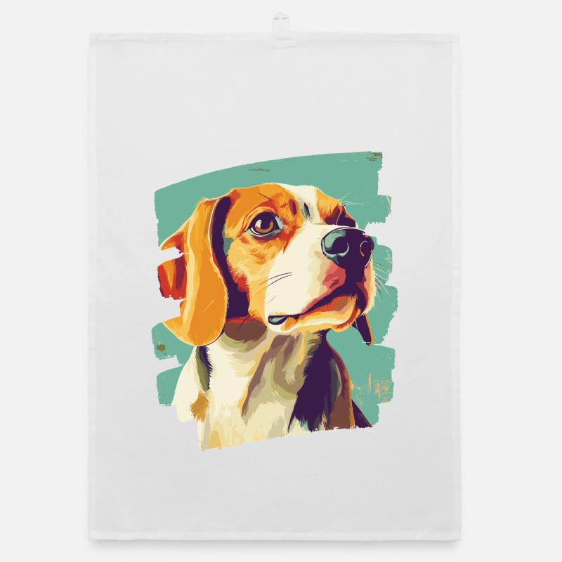 Beagle Organic Geschirrtuch
