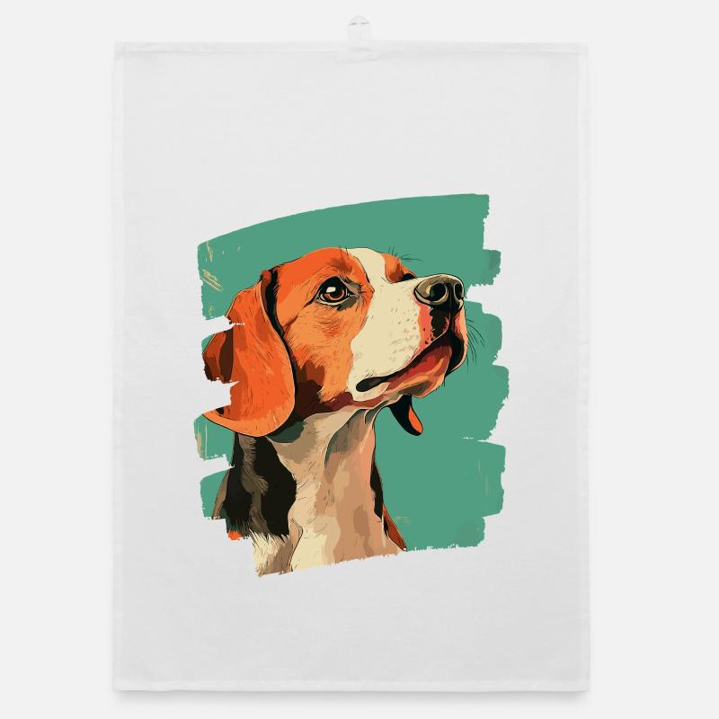 Beagle Organic Geschirrtuch