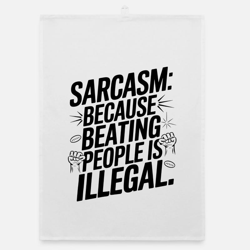 Sarcasm Because Silence Isn't Always an Option Organic dish towel