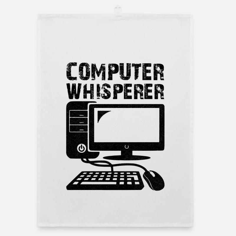 Computer Whisperer Organic dish towel